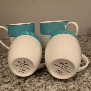 Kate spade Rutherford mugs. FOUR mugs.